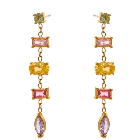 Gem Drop Earrings