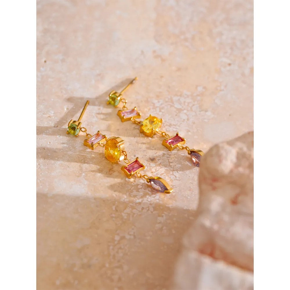 Gem Drop Earrings