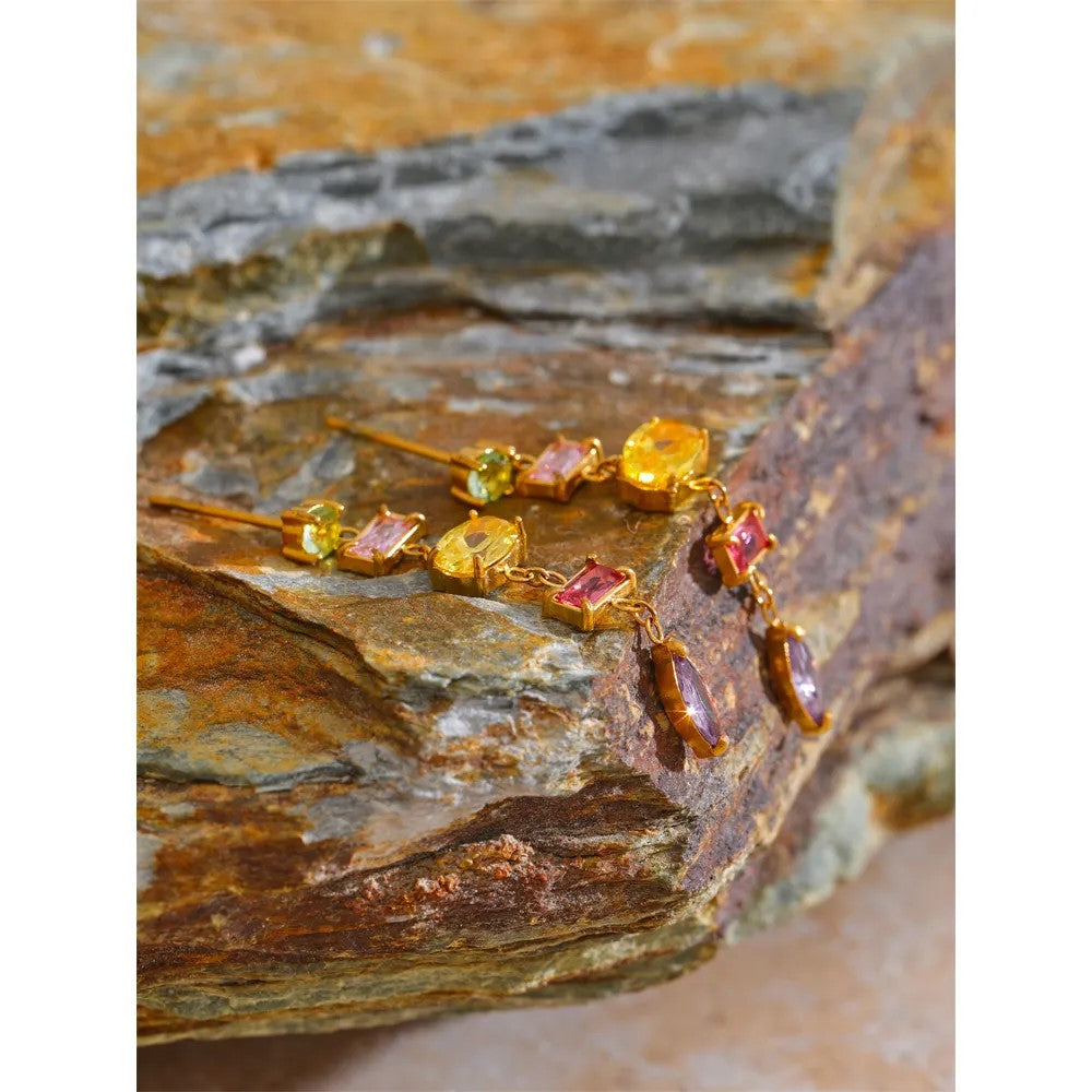 Gem Drop Earrings